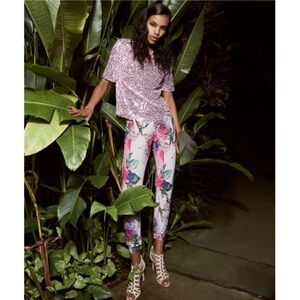 Go Make Noise floral jogger pants